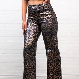 Kristina Leopard Print Jeans
